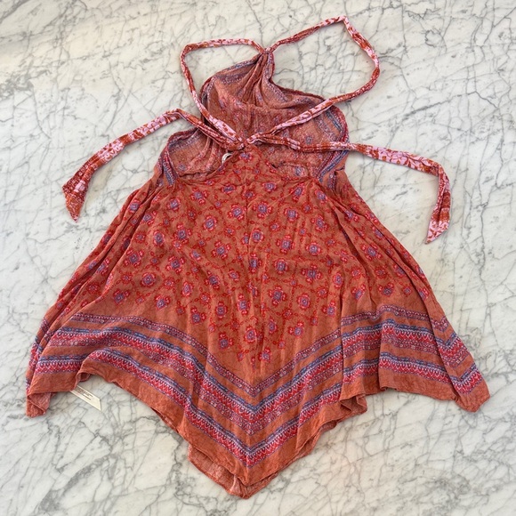 Free People Make me Yours Halter Neck Mini Dress Sz S - Picture 10 of 10